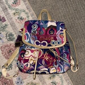 Coach poppy Backpack